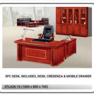 3 Pc Executive Office Desk