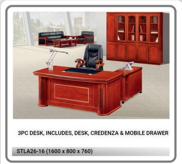 3 Pc Executive Office Desk