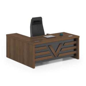 Office Desk – OZ2516 (160cm)  V-Pattern Front Design