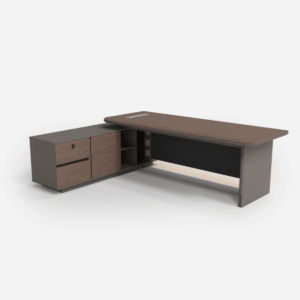 Executive Office Desk – STL04 (180cm)  Dark Oak Finish